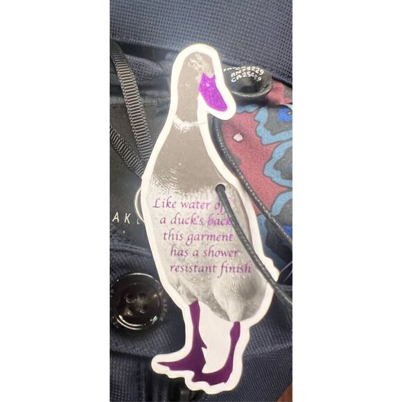 Ted Baker Water Resistant Navy SlimFitBomber Jacket NWT Size 4 - Picture 3 of 8